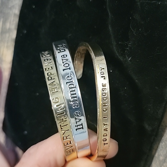 3 pack stackable Bracelets - Picture 4 of 8